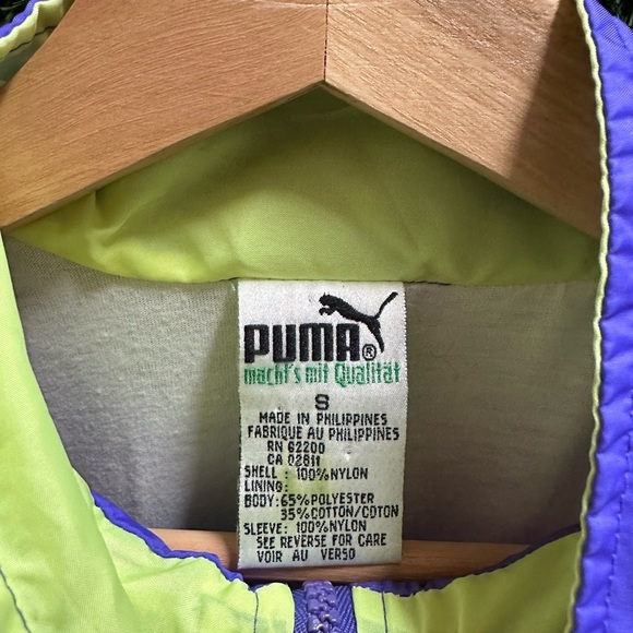 Vintage Puma Zip-up Light Jacket Small - Picture 3 of 6